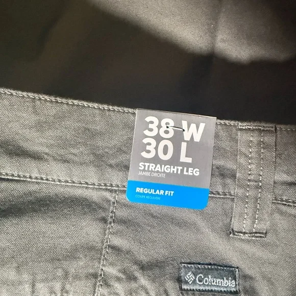 NWT Columbia Men's Flex ROC Pant - 32/30 38/30 Gray - Picture 7 of 11